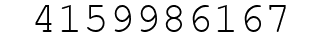 Number 4159986167.