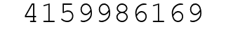 Number 4159986169.