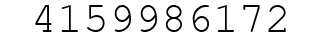 Number 4159986172.