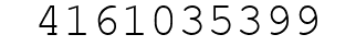 Number 4161035399.