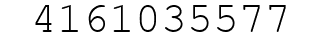 Number 4161035577.