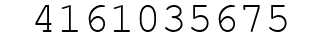Number 4161035675.