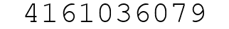 Number 4161036079.