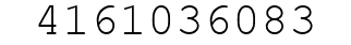Number 4161036083.