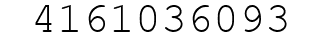 Number 4161036093.