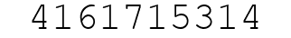 Number 4161715314.
