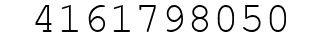 Number 4161798050.