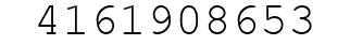 Number 4161908653.