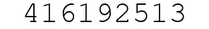 Number 416192513.