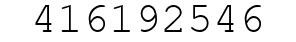 Number 416192546.