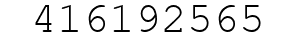 Number 416192565.