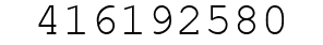 Number 416192580.