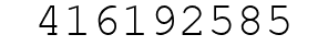 Number 416192585.