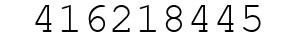 Number 416218445.