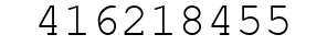 Number 416218455.