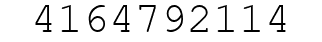 Number 4164792114.