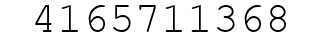 Number 4165711368.