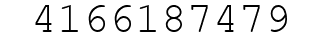 Number 4166187479.