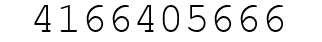 Number 4166405666.