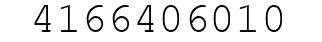 Number 4166406010.