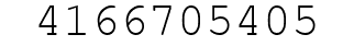 Number 4166705405.