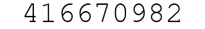 Number 416670982.