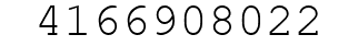 Number 4166908022.