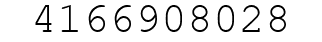 Number 4166908028.