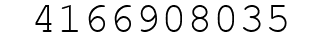 Number 4166908035.