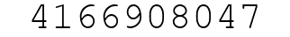 Number 4166908047.