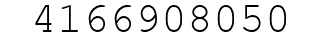 Number 4166908050.