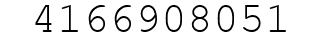 Number 4166908051.