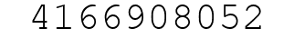 Number 4166908052.