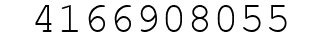 Number 4166908055.