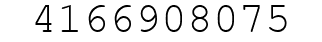 Number 4166908075.