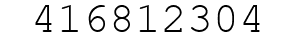 Number 416812304.