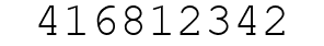 Number 416812342.