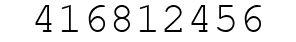 Number 416812456.