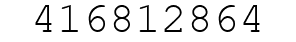 Number 416812864.