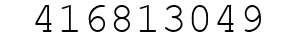 Number 416813049.