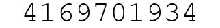 Number 4169701934.