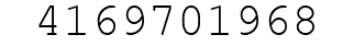Number 4169701968.