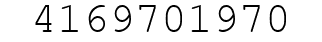 Number 4169701970.