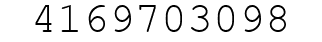 Number 4169703098.