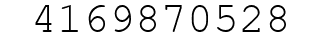Number 4169870528.