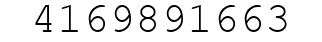 Number 4169891663.