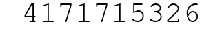 Number 4171715326.