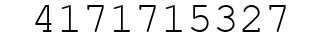 Number 4171715327.