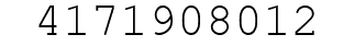 Number 4171908012.