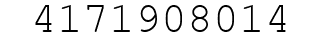 Number 4171908014.